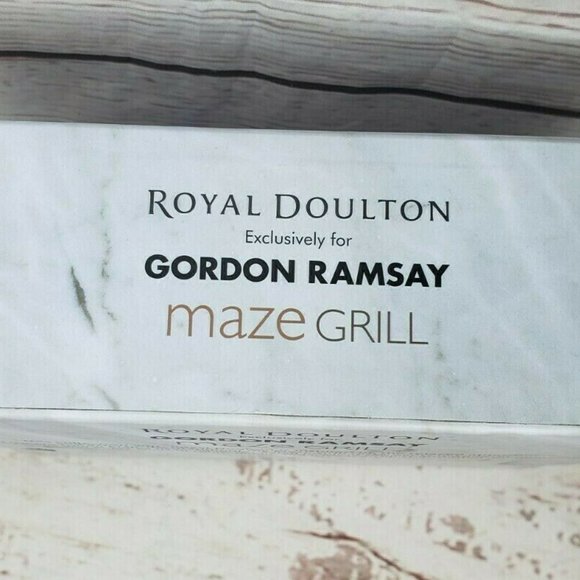 New Gordon Ramsay Maze Grill Set of 4 Plates 6" Mixed Similar Patterns - Picture 4 of 12